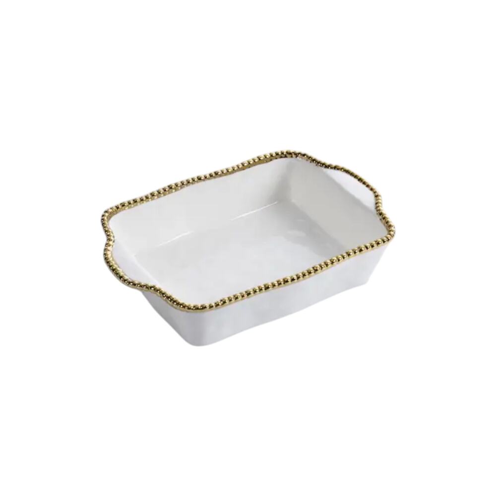PAMPA BAY Golden Salerno 11" X 9" Rectangular Baking Dish